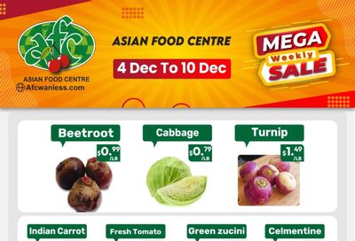 Asian Food Centre (Wanless Dr.) Flyer December 4 to 10