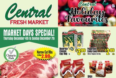 Central Fresh Market Flyer December 4 to 11