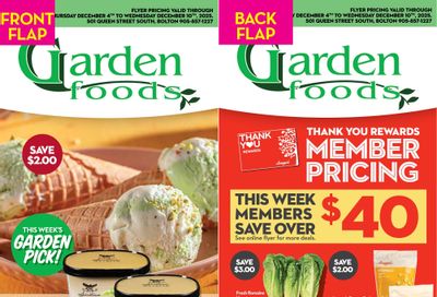 Garden Foods Flyer December 4 to 10