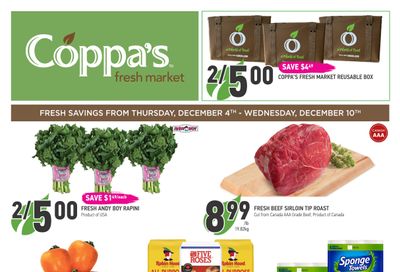 Coppa's Fresh Market Flyer December 4 to 10