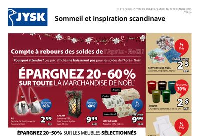 JYSK (QC) Flyer December 4 to 17