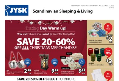 JYSK Flyer December 4 to 17