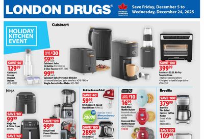London Drugs Holiday Kitchen Event Flyer December 5 to 24