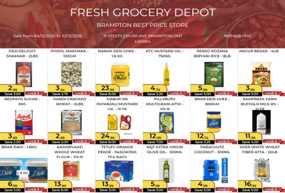 Fresh Grocery Depot Flyer December 4 to 10