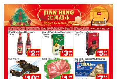 Jian Hing Supermarket (North York) Flyer December 5 to 11