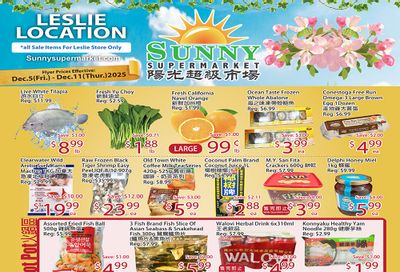 Sunny Supermarket (Leslie) Flyer December 5 to 11
