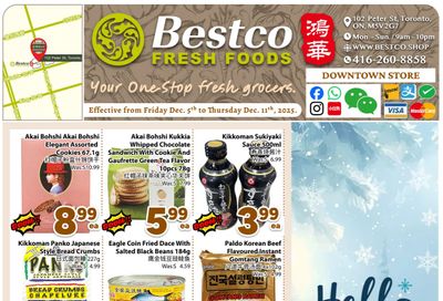 BestCo Food Mart (Downtown Toronto) Flyer December 5 to 11