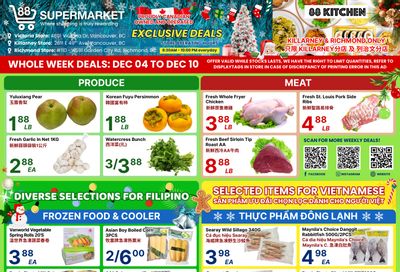 88 Supermarket Flyer December 4 to 10