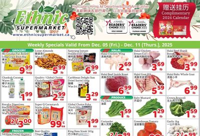 Ethnic Supermarket (Milton) Flyer December 5 to 11