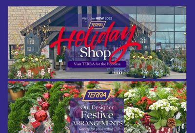 Terra Greenhouses Flyer December 5 to 11
