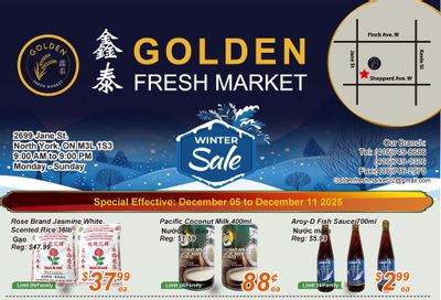 Golden Fresh Market Flyer December 5 to 11