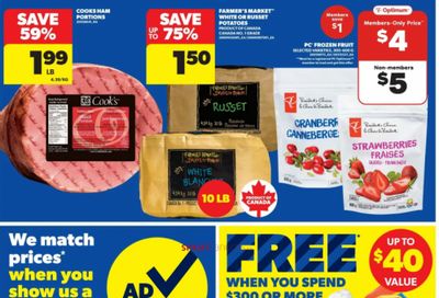 Real Canadian Superstore Ontario: 10lbs Farmer’s Market White or Russet Potatoes $1.50 + Flyer Deals