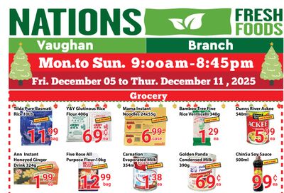 Nations Fresh Foods (Vaughan) Flyer December 5 to 11