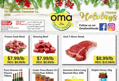 Oma Fresh Foods Flyer December 5 to 11