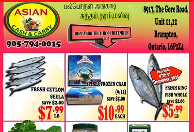 Asian Cash & Carry Flyer December 5 to 11