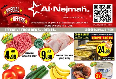 Alnejmah Fine Foods Inc. Flyer December 5 to 11