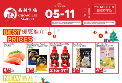 Chong Lee Market Flyer December 5 to 11