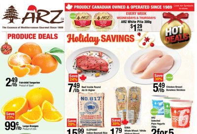 Arz Fine Foods Flyer December 5 to 11