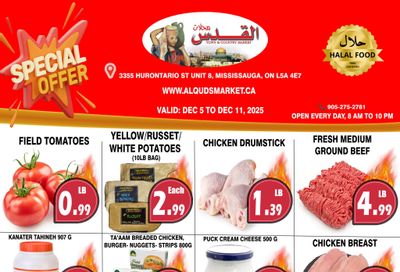 Al-Quds Supermarket Flyer December 5 to 11
