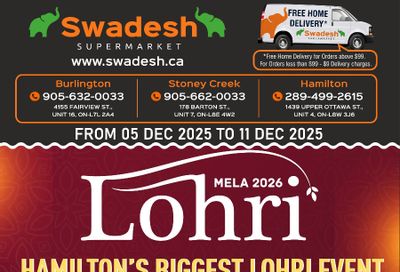 Swadesh Supermarket Flyer December 5 to 11