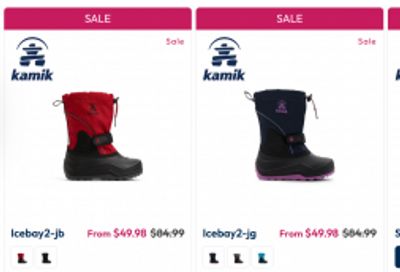 GLOBO Shoes Canada: up to 50% off Select  Styles + Kids Boots Flash Sale from $44.98