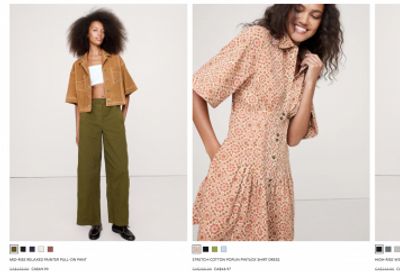 Banana Republic Canada: Sale up to 40% off