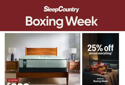 Sleep Country Flyer December 10 to 22