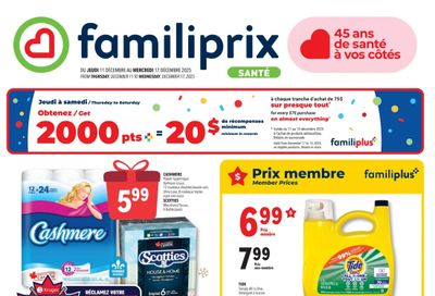 Familiprix Sante Flyer December 11 to 17