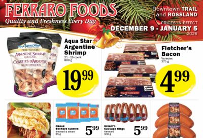 Ferraro Foods Flyer December 9 to January 5