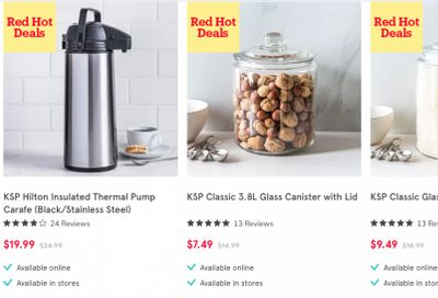 Kitchen Stuff Plus Canada Red Hot Deals + The Christmas Shop + More