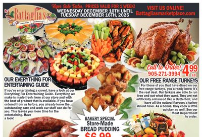 Battaglia's Marketplace Flyer December 10 to 16