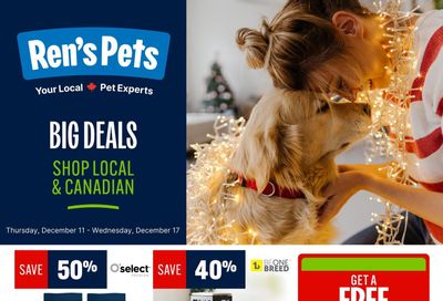 Ren's Pets Flyer December 11 to 17