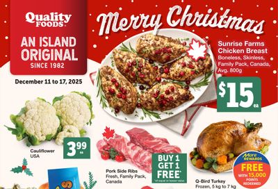 Quality Foods Flyer December 11 to 17