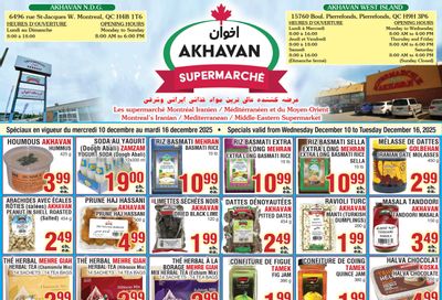 Akhavan Supermarche Flyer December 10 to 16