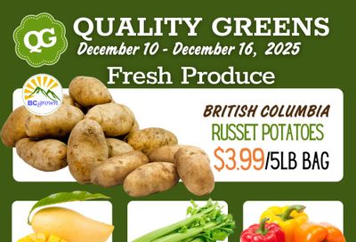Quality Greens Flyer December 10 to 16