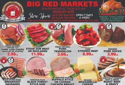 Big Red Markets Flyer December 11 to 17