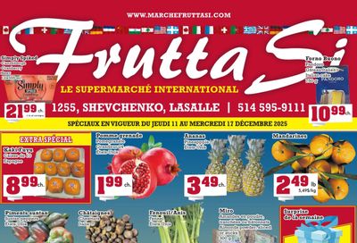 Frutta Si Flyer December 11 to 17