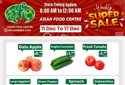Asian Food Centre (Wanless Dr.) Flyer December 11 to 17