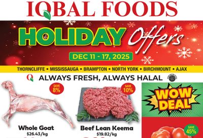 Iqbal Foods Flyer December 11 to 17