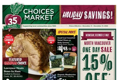 Choices Market Flyer December 11 to 17