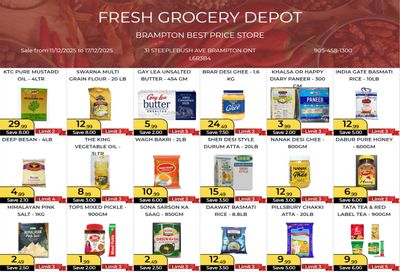 Fresh Grocery Depot Flyer December 11 to 17