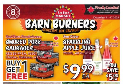 Red Barn Market Flyer December 11 to 17