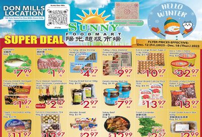 Sunny Foodmart (Don Mills) Flyer December 12 to 18