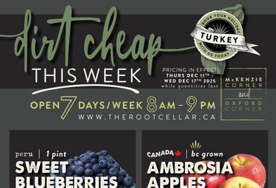 The Root Cellar Flyer December 11 to 17