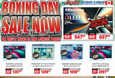 2001 Audio Video Flyer December 12 to 18