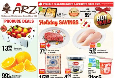 Arz Fine Foods Flyer December 12 to 18