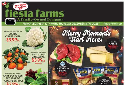 Fiesta Farms Flyer December 12 to 18
