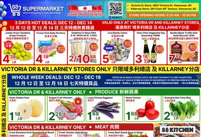 88 Supermarket Flyer December 12 to 18