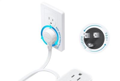 Amazon Canada Deals: Save 50% on TROND 360° Rotating Flat Plug Power Bar, 4 Outlets with USB-C, 3ft, Using Promo Code + More