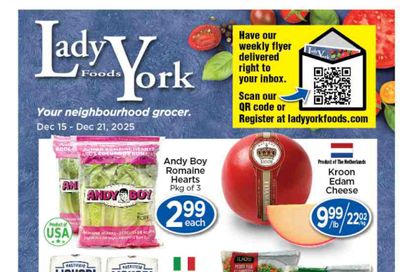 Lady York Foods Flyer December 15 to 21